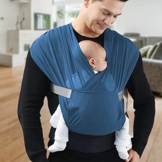 echarpe-de-portage-bebe-bleu-confortable