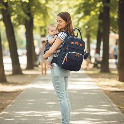 maman-bebe-promenent-avec-sac-a-langer