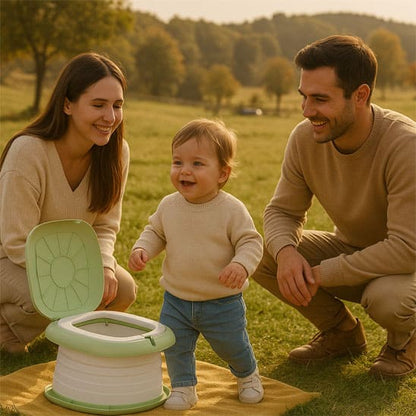 pot-bebe-vert-proprete-en-deplacement