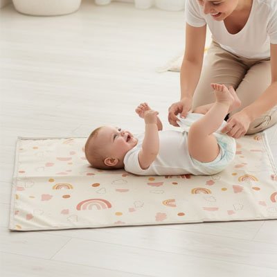 Tapis à langer nomade 